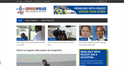 Desktop Screenshot of exposedpolice.com